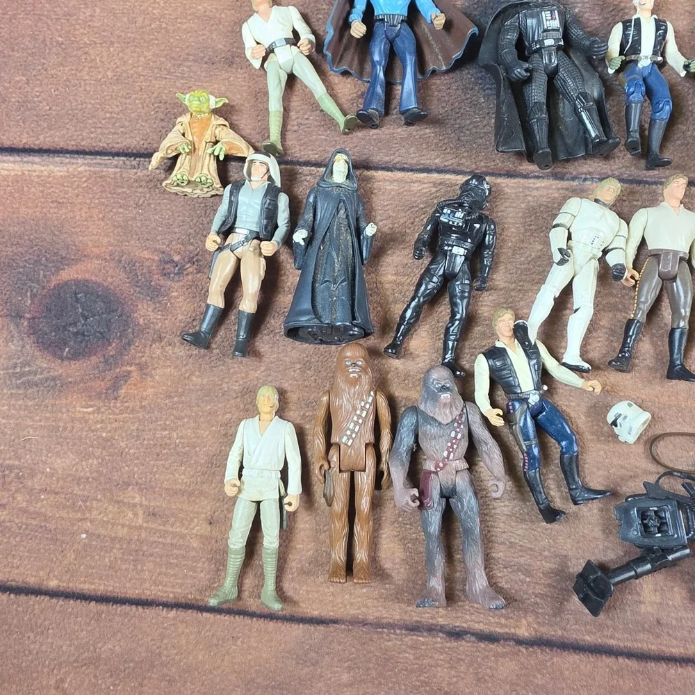 Hasbro Star Wars Action Figure Lot 40+ Pc Multicolor Good Vintage Modern Mix